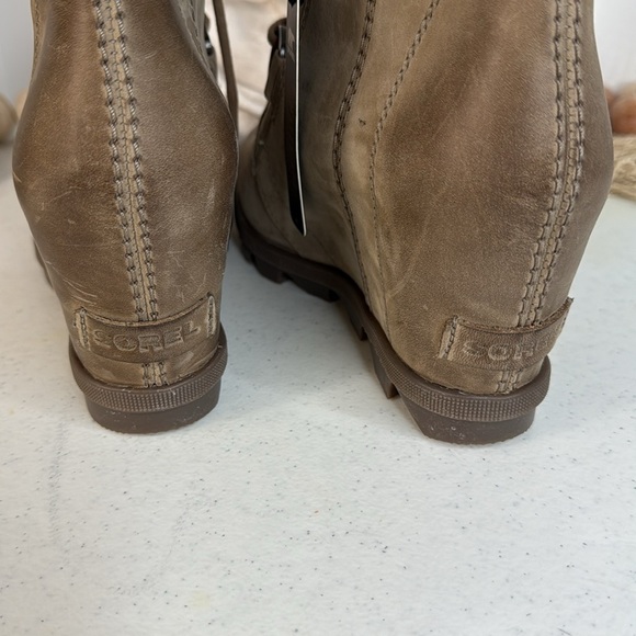Sorel Women's Joan of Arctic Wedge II Boots Ash Brown Sz 8 NWOB - Picture 5 of 12